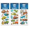 STICKERS CARS 7X18 GLITTER