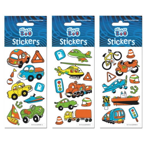 STICKERS CARS 7X18 GLITTER