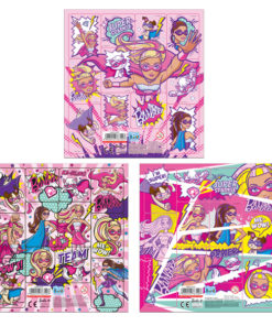 STICKES BARBIE PRINCESS POWER 16X16