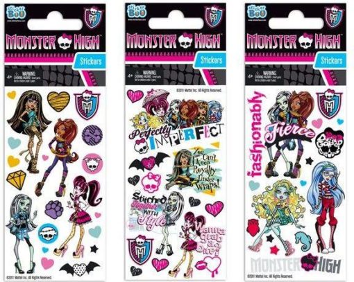 STICKERS MONSTER HIGH 2 7Χ18 GLITTER