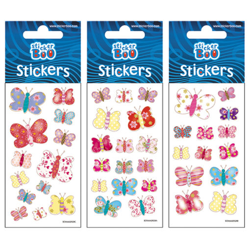 STICKERS ΠΕΤΑΛΟΥΔΕΣ ΝΟ2 7Χ18 GLITTER