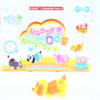 ΖΩΑΚΙΑ ΚΟΥΡΔΙΣΤΑ HAPPY DOG 9CM ΣΤΑΝΤ 12ΤΜΧ